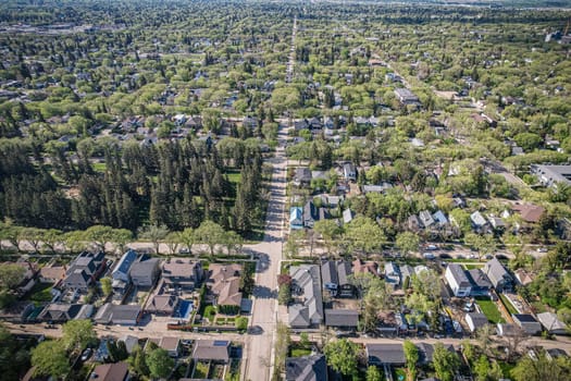 Varsity View is a mostly residential neighbourhood located near central Saskatoon, Saskatchewan, Canada. It is immediately south of the University of Saskatchewan campus. It is an older suburban subdivision, comprising a mixture of low-density, single detached dwellings, detached duplexes and apartment-style units