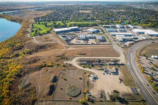 Marquis Industrial is an industrial park located in the North Industrial SDA Suburban Development Area of Saskatoon, Saskatchewan. Industrial parks are usually located close to transport facilities, especially where more than one transport modalities coincide.