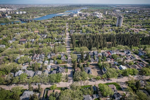 Varsity View is a mostly residential neighbourhood located near central Saskatoon, Saskatchewan, Canada. It is immediately south of the University of Saskatchewan campus. It is an older suburban subdivision, comprising a mixture of low-density, single detached dwellings, detached duplexes and apartment-style units
