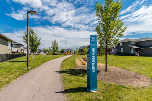 Kershaw Park is located in the Willowgrove neighborhood of Saskatoon.