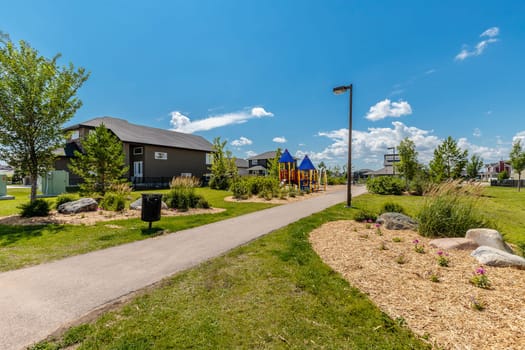 Kershaw Park is located in the Willowgrove neighborhood of Saskatoon.