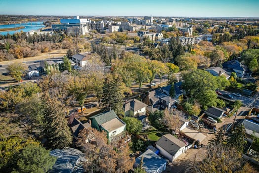 Nutana is a primarily residential neighbourhood located near the centre of Saskatoon, Saskatchewan, Canada. It includes the business district of Broadway Avenue. It comprises a nearly even mixture of low-density, single detached dwellings and apartment-style multiple unit dwellings