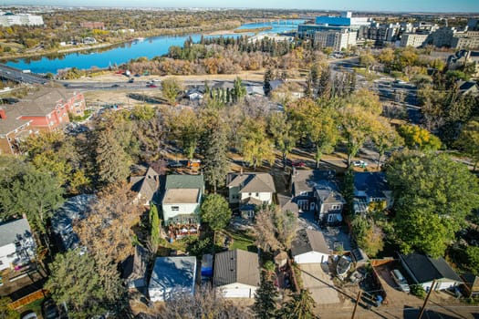 Nutana is a primarily residential neighbourhood located near the centre of Saskatoon, Saskatchewan, Canada. It includes the business district of Broadway Avenue. It comprises a nearly even mixture of low-density, single detached dwellings and apartment-style multiple unit dwellings