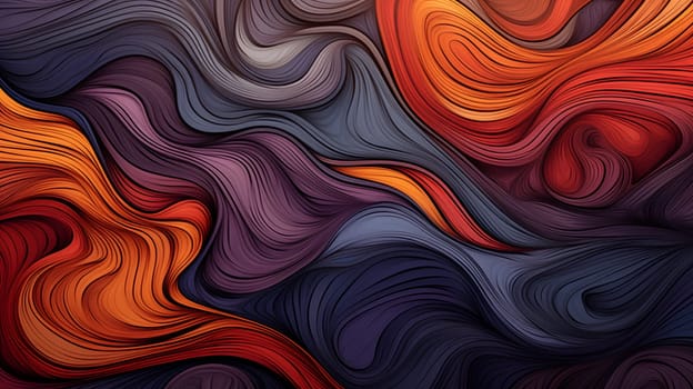 Multicolored and Colorful abstract background. Illustration for cover, interior design. Generative AI