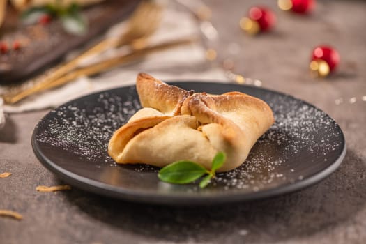 A sweet with pumpkin jam filling and flour pastry topping, which is one of Vila Real's in Portugal, ex libris.