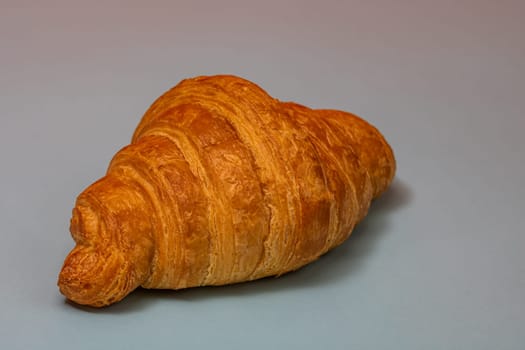 Delicious, fresh croissants. French breakfast concept