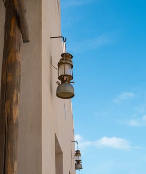 Arab street in the old part of Sharjah, UAE