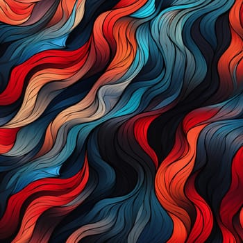 Multicolored and Colorful abstract background. Illustration for cover, interior design. Generative AI
