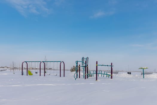 Richards Park is located in the Evergreen neighborhood of Saskatoon.