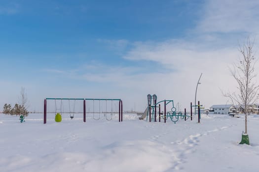 Richards Park is located in the Evergreen neighborhood of Saskatoon.