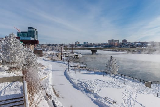 River Landing is located in the Central Business District (Downtown) neighborhood of Saskatoon.