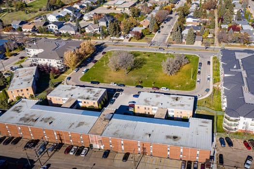 Latham Park is located in the Grosvenor Park neighborhood of Saskatoon.
