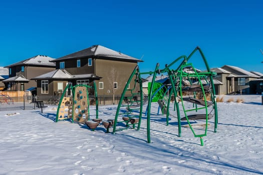 Jill Postelthwaite Park is located in the Evergreen neighborhood of Saskatoon.