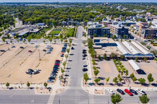 Isinger Park is located in the Riversdale neighborhood of Saskatoon.