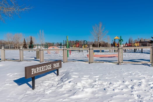 Parkridge Park is located in the Parkridge neighborhood of Saskatoon.