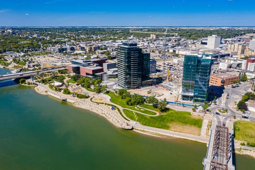 River Landing is located in the South downtown neighborhood of Saskatoon along the river.