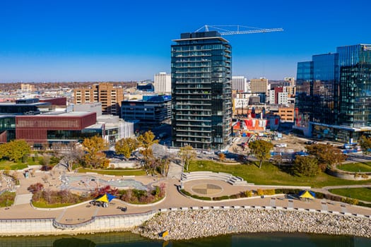 River Landing is located in the South downtown neighborhood of Saskatoon along the river.