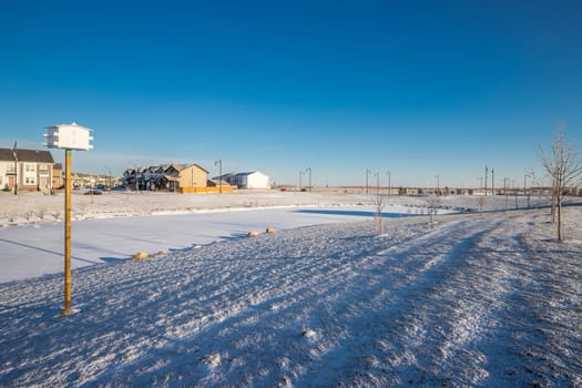 Brighton Common Park is located in the Brighton neighborhood of Saskatoon.