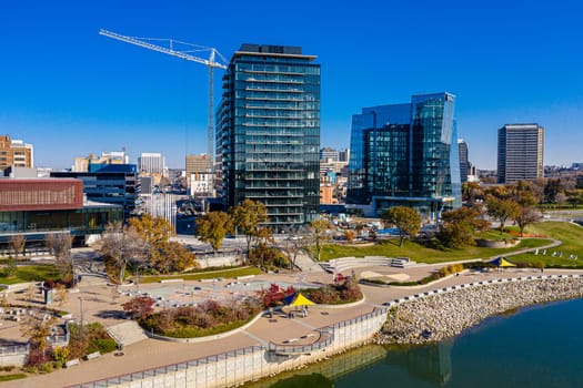 River Landing is located in the South downtown neighborhood of Saskatoon along the river.