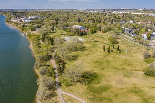 Victoria Park is located in the Riversdale neighborhood of Saskatoon.