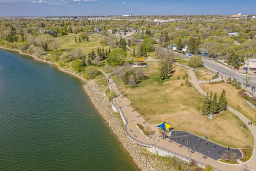 Victoria Park is located in the Riversdale neighborhood of Saskatoon.