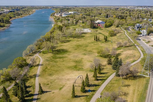 Victoria Park is located in the Riversdale neighborhood of Saskatoon.