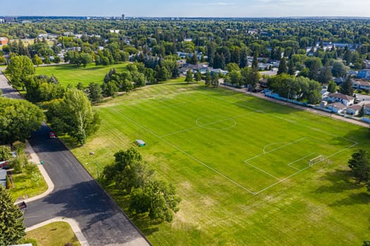 Weaver Park is located in the Queen Elizabeth neighborhood of Saskatoon.