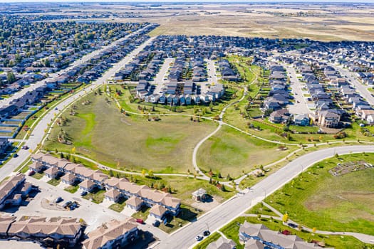 Discover the charm of Al Anderson Park in Saskatoon. This image highlights the park's vibrant sports fields, inviting picnic areas, and lush green spaces, a perfect community gathering spot.
