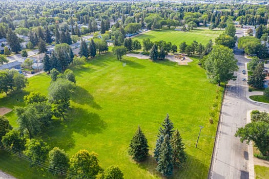 Weaver Park is located in the Queen Elizabeth neighborhood of Saskatoon.