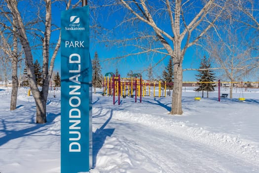 Dundonald Park is located in the Dundonald neighborhood of Saskatoon.