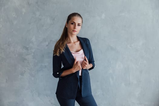 a business woman in suit office worker in office