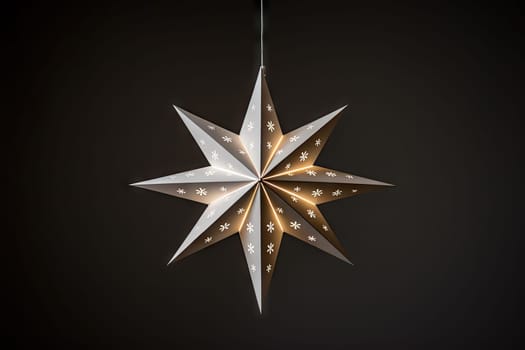 A Shimmering Star Suspended by a Delicate String Created With Generative AI Technology