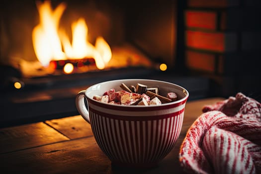 A Warm and Delicious Bowl of Food by the Cozy Fire