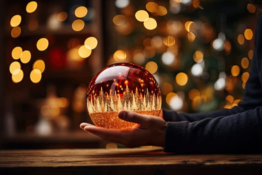 The Temptation of the Forbidden Fruit: A person delicately holding a shiny red apple in their hand Created With Generative AI Technology