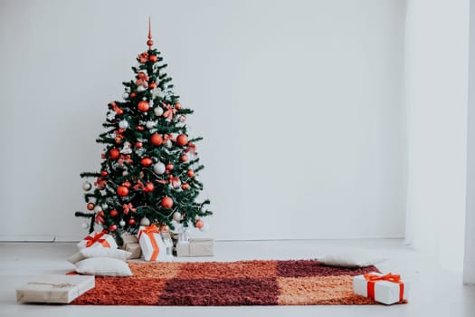 Christmas Decor white room new year tree gifts 2018 2019