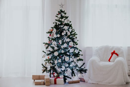 Christmas holidays with Christmas tree decor gifts