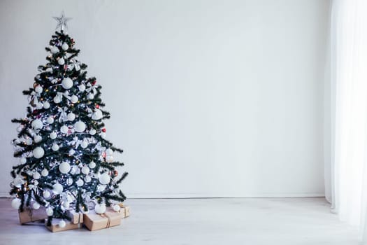 Christmas holidays with Christmas tree decor gifts