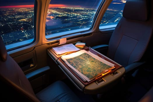 A Bird's Eye Perspective: Captivating Cityscape Through the Airplane Window
