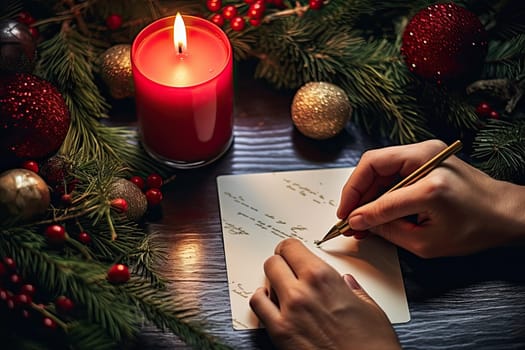 Festive Reflections: Capturing Thoughts and Wishes by the Christmas Tree