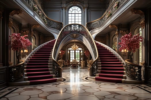 A Majestic Staircase Leading to Elegance and Luxury