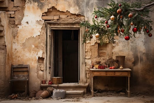 An Abandoned Historical Building with Vintage Charm and Rustic Furnishings