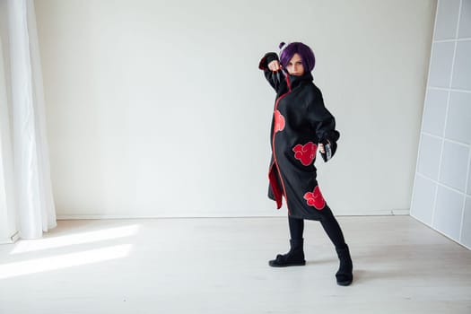 Girl anime with purple hair Cosplay