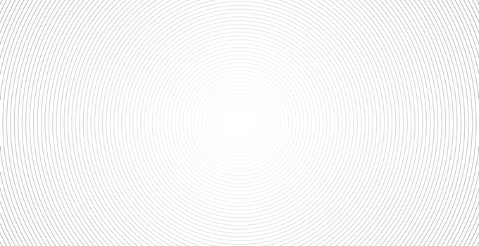 Concentric circle. Illustration for sound wave. Abstract circle line pattern. Black and white graphic