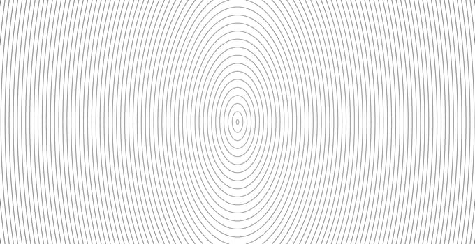 Concentric circle. Illustration for sound wave. Abstract circle line pattern. Black and white graphic