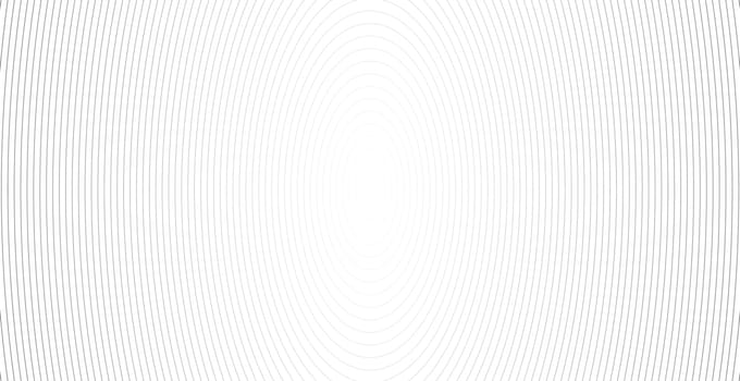 Concentric circle. Illustration for sound wave. Abstract circle line pattern. Black and white graphic