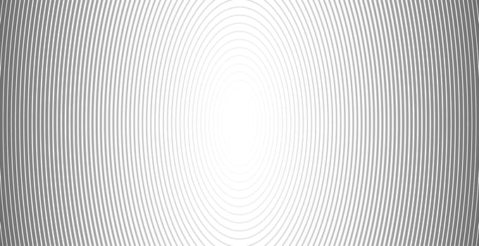 Concentric circle. Illustration for sound wave. Abstract circle line pattern. Black and white graphic