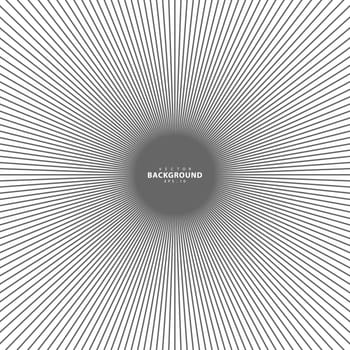 Concentric circle. Illustration for sound wave. Abstract circle line pattern. Black and white graphic