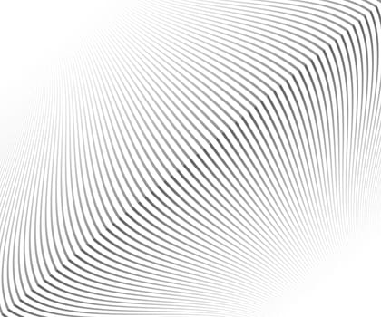 Striped vector template for your ideas, monochromatic lines texture. Pattern waved lines texture. Abstract halftone background
