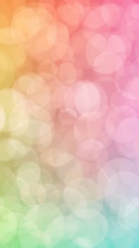 pastel colors bokeh background. Vertical image.Abstract circular bokeh background. Soft light defocused spots.