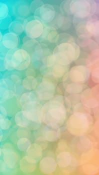 pastel colors bokeh background. Vertical image.Abstract circular bokeh background. Soft light defocused spots.